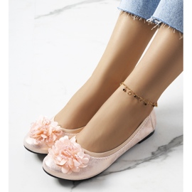 Duff bailarinas metalizadas rosa 1