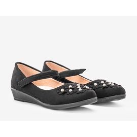 BM Bailarinas infantis negras de Holanti preto 1