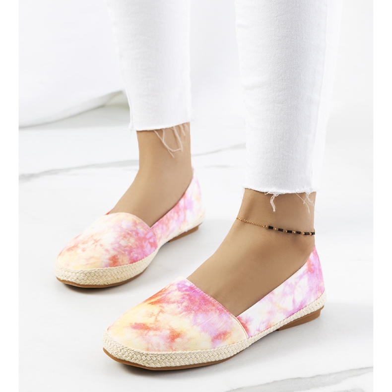 Alpargatas femininas multicoloridas da Lyndsey bege 1