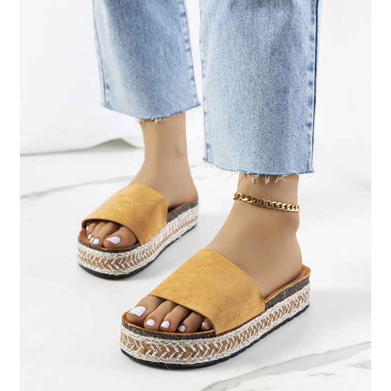 Sandálias castanhas com sola de cortiça Bonython marrom 1