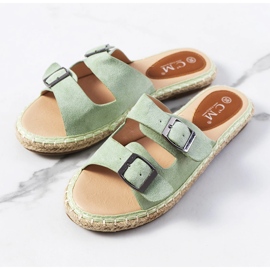 Chinelos Finnan verde para mulher 1 Chinelos Finnan verde para mulher 1