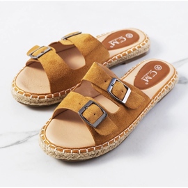 Chinelos Finnan de mulher castanhas marrom 1