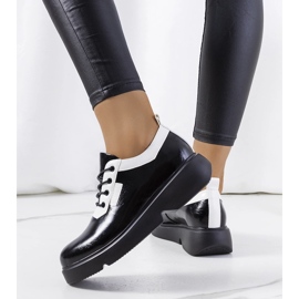 Sapatos femininos pretos da Parram 1