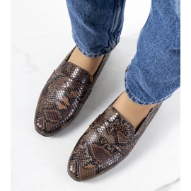 Mocassins Brown Snakes marrom 1