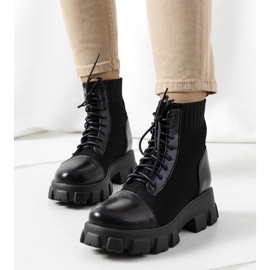 Botas femininas pretas Lewers preto 1