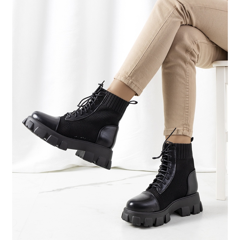 Botas femininas pretas Lewers preto 2