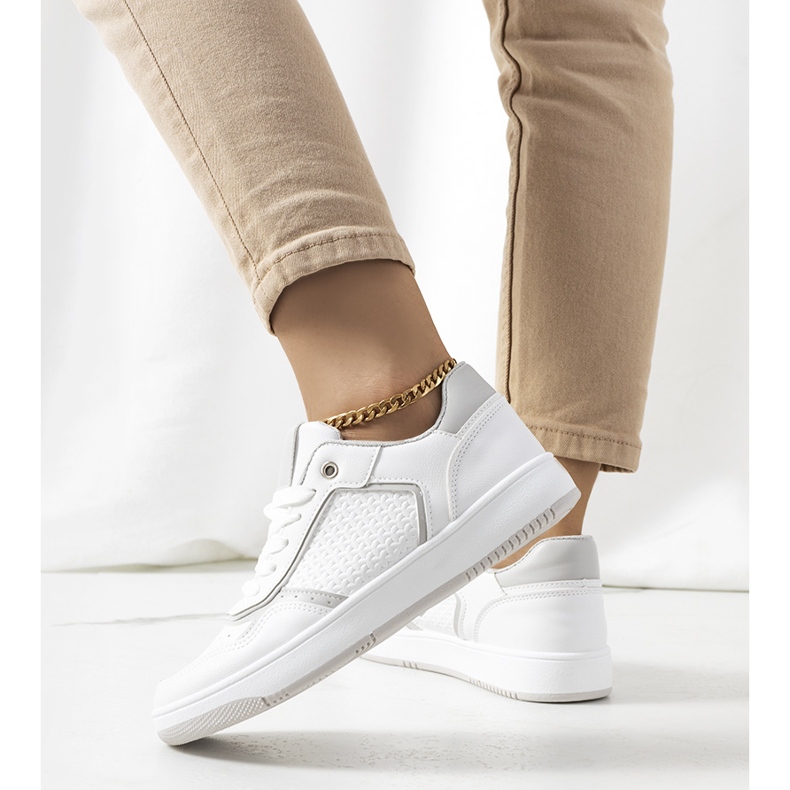 Tênis branco da Banksia cinza 1