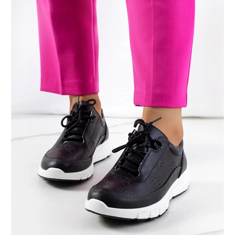 Tênis Kaypa de couro preto 1