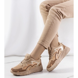 Tênis Brito marrom bege 1