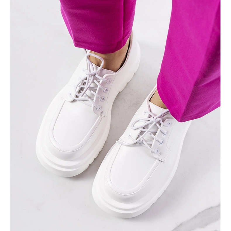 Nunes sapato oxford branco 1