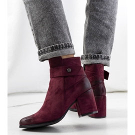 Botas Craydon Borgonha clarete vermelho 1