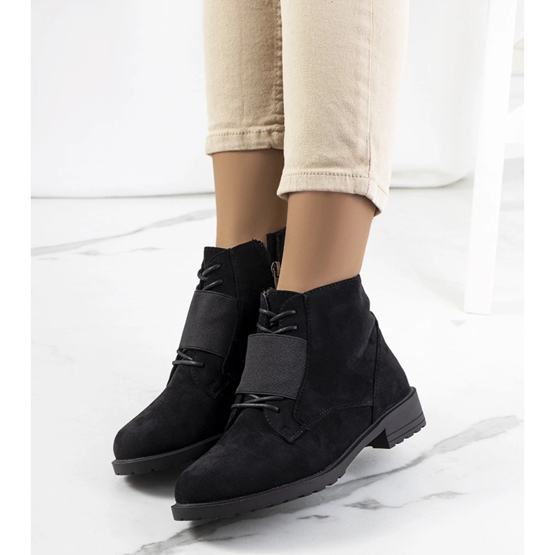 Botas Manoella pretas preto 1
