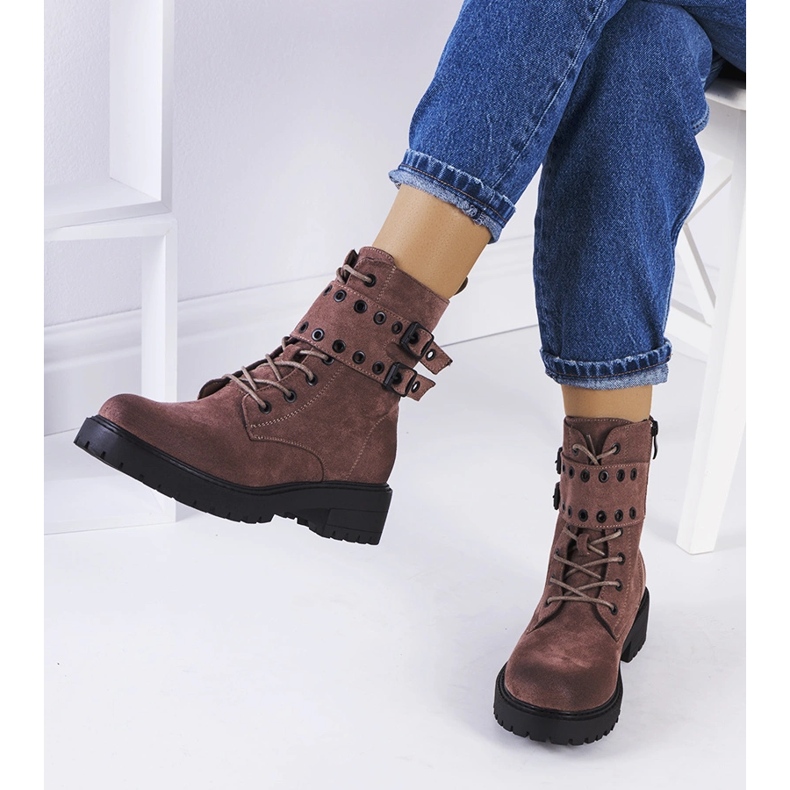 Botas de caminhada castanhas Fallkirk castanho 1