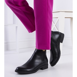 Botas Jodhpur pretas de Nagoya preto 1