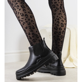 Botas pretas na plataforma Tausel preto 1