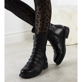 BM Botas pretas de mulher Toseto preto 1