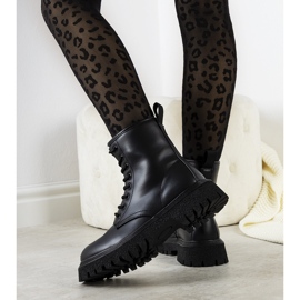 PA1 Sapatos Tamila de mulher negra preto 1