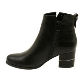 DASZYŃSKI Botas pretas com isolamento feminino preto 1 DASZYŃSKI Botas pretas com isolamento feminino preto 1