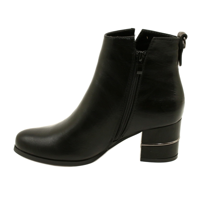 DASZYŃSKI Botas pretas com isolamento feminino preto 1