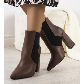 Botas Chelsea castanhas no poste Hamilt marrom 1