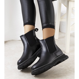 BM Botas femininas Pilar pretas preto 1