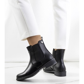 Botas clássicas dos fuzileiros navais pretas preto 1