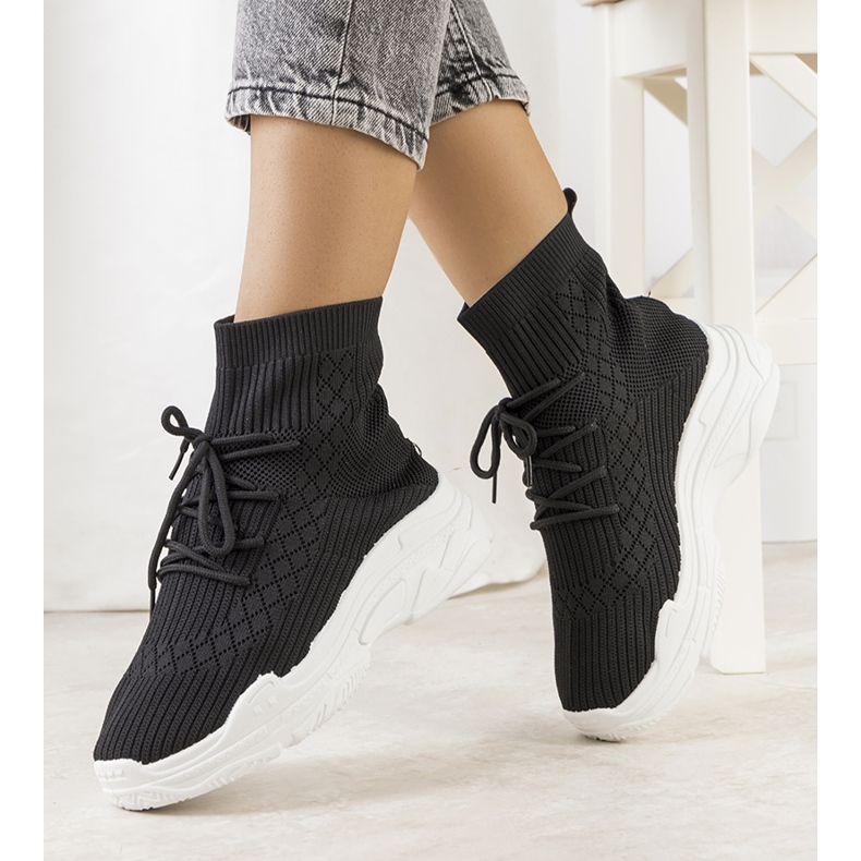 Meias pretas da Dowden preto 2