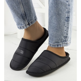 Big Star Chinelos isolantes de mulher negra KK274602 preto 1