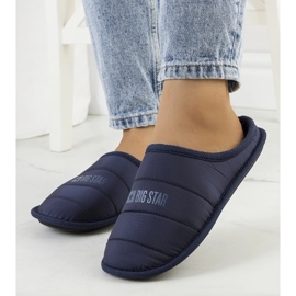 Big Star Chinelos de mulher com isolamento azul marinho KK274602 2