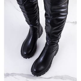 PA1 Botas pretas na plataforma Khadim preto 1