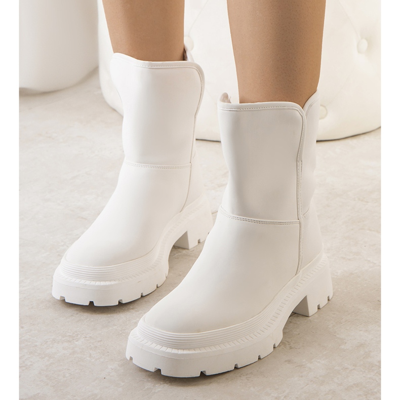 PA1 Botas de neve para mulher branca Veronis branco 1