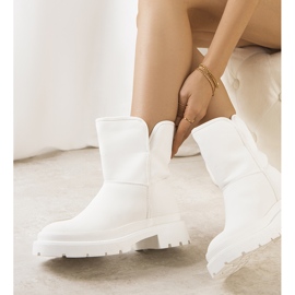 PA1 Botas de neve para mulher branca Veronis branco 2