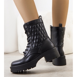 PA1 Botas de caminhada de mulher Mezza pretas preto 1
