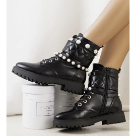 Botas de mulher negras da Cesia preto 1