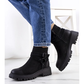 PA1 Botas Piave de mulher negra preto 1