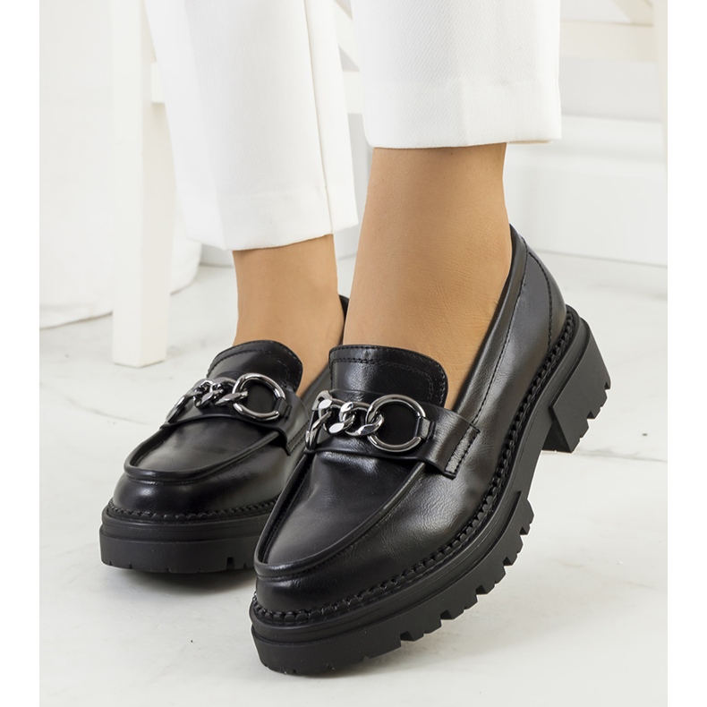 PA1 Sapato preto com cadarço Joanne 1