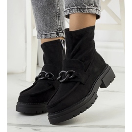 Botas pretas preto 1