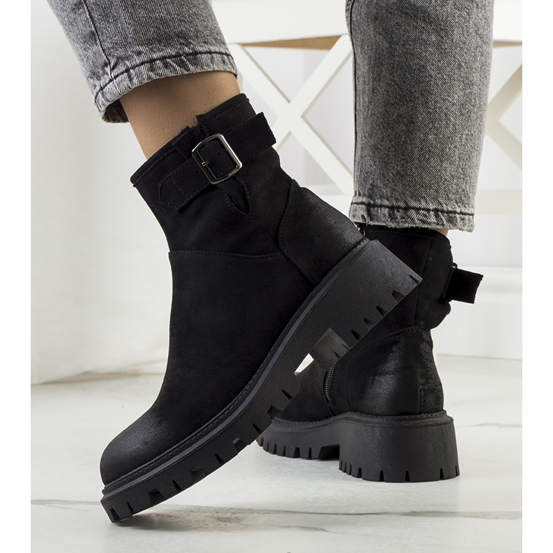 PA1 Botas pretas de Alejandra preto 1