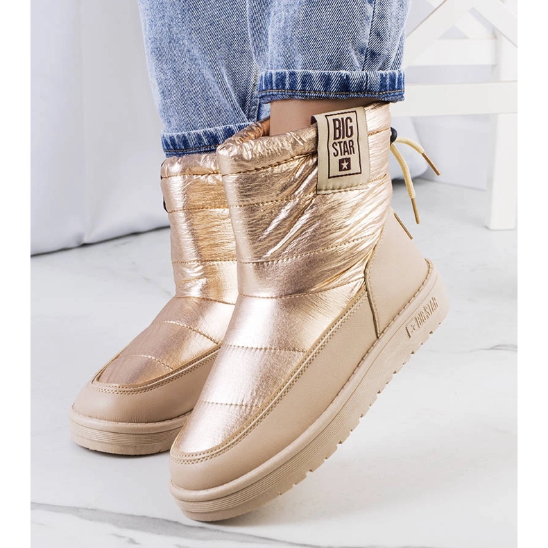 Big Star Botas de neve douradas II274121 bege 1
