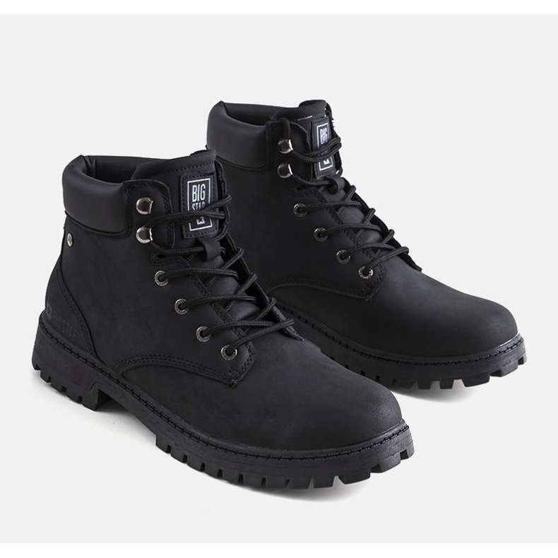 Botas de caminhada Big Star KK174209 para homem negro preto 1