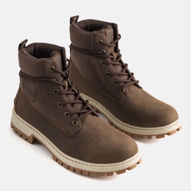 Botas de caminhada de homem castanho Big Star KK174204-804 marrom 1