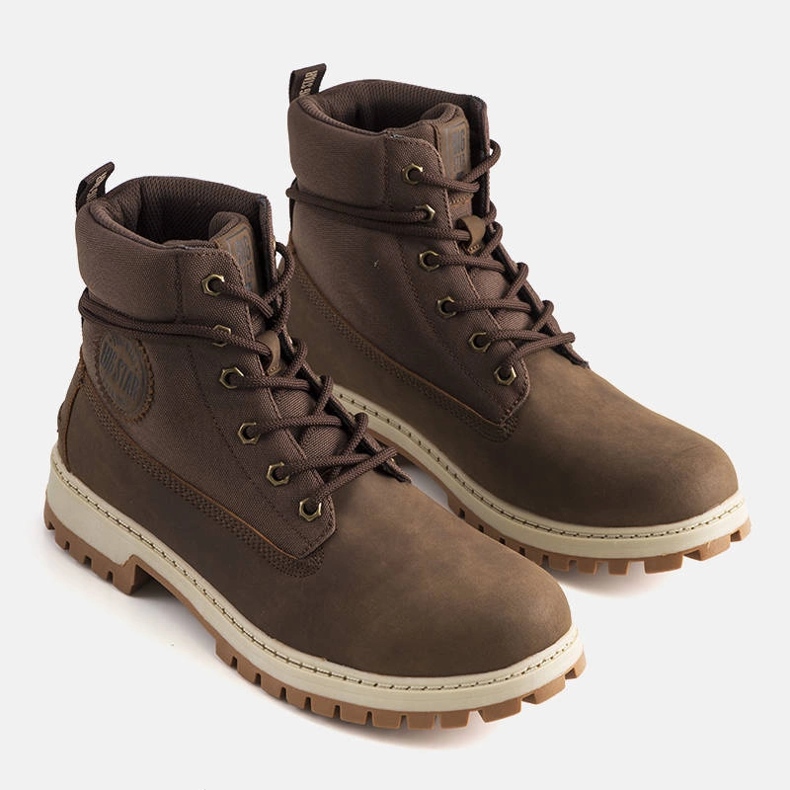 Botas de caminhada de homem castanho Big Star KK174204-804 marrom 1