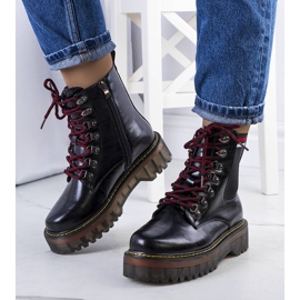 Botas Foria de mulher negra preto 1