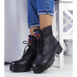 Botas Ranco de mulher negra preto 1