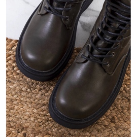 Botas femininas verdes da Costel 1