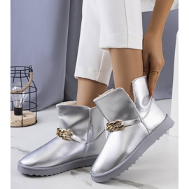 Botas de neve de mulher de prata Catola 1
