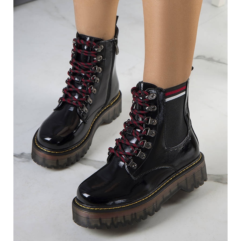 BM Botas de mulher negras da Mares preto 1