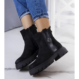 Botas isolantes pretas da Xiomara preto 1