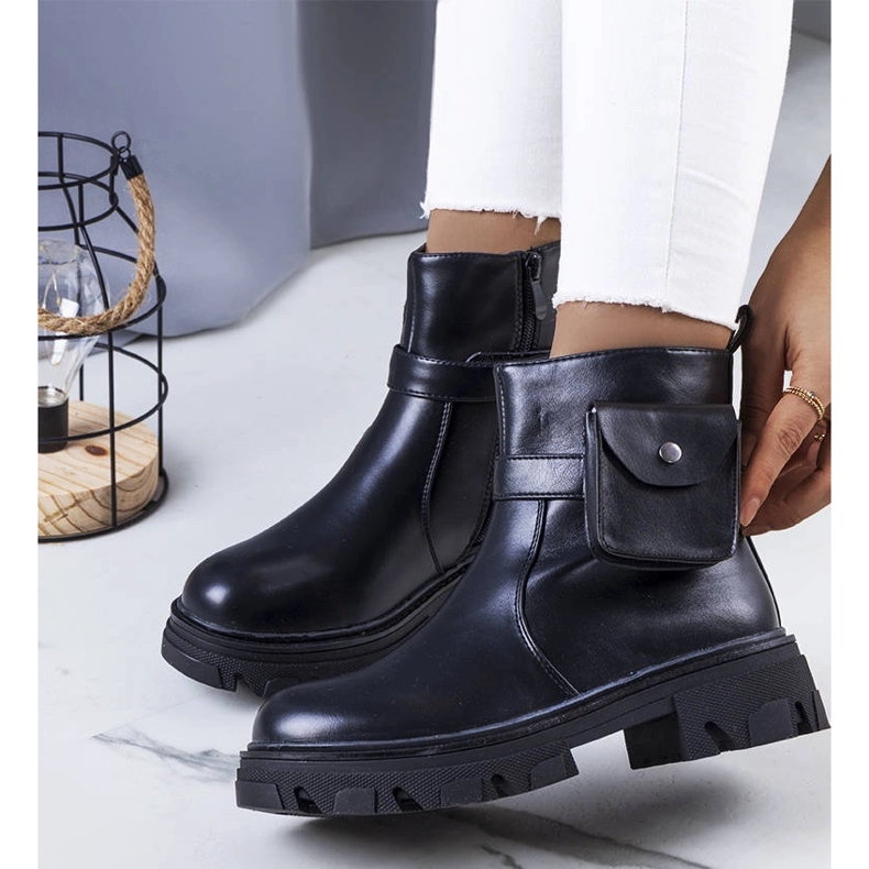 Botas pretas com sachê Lilliana preto 1