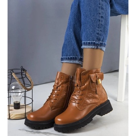 Botas de carvão com isolamento marrom castanho 1